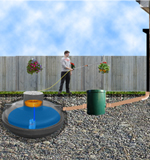 Ecosure Rainwater Harvesting SuperEconomy 1100 Ltr