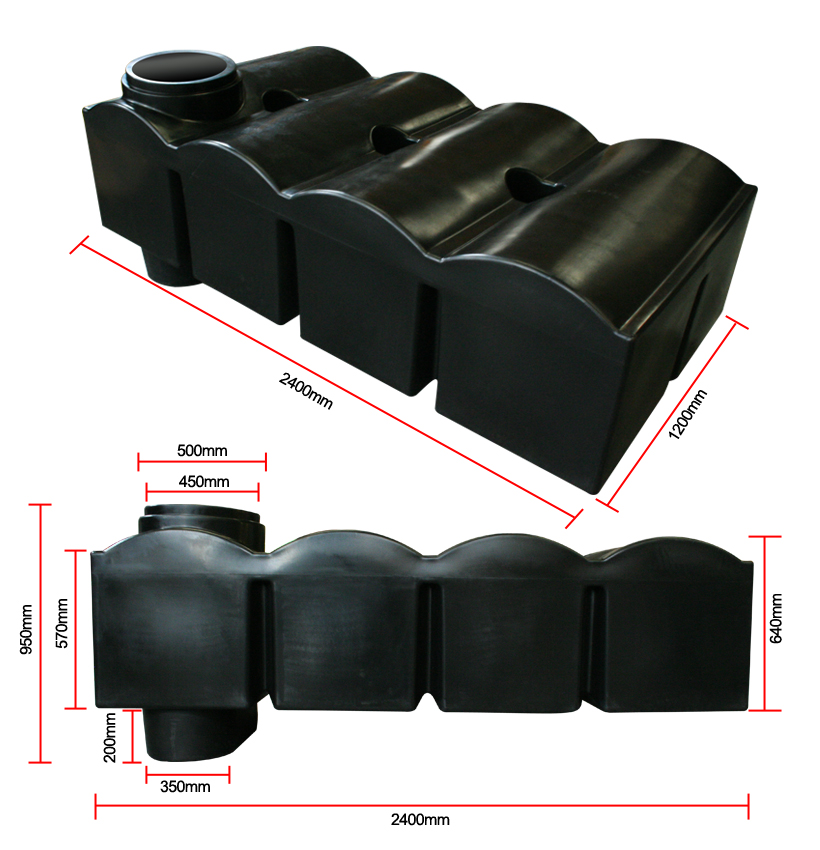 Ecosure 1500 Litre Underground Water Tank