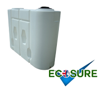 Ecosure 1900 Litre Slimline Water Tank Natural