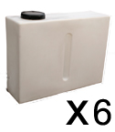 6x Ecosure 280 Ltr Water Tank