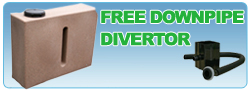 FREE downpipe Divertor with a 280 Litre Water Butt
