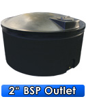 Ecosure 3400 Litre Water Tank 2" BSP
