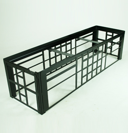 400 Litre Water Butt Stand - Modern in Black