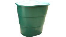 D Shape Water Tank 700 Litres - Green