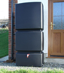 750L Tall Water Butt Black