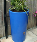 Ecosure City Water Butt Planter Blue