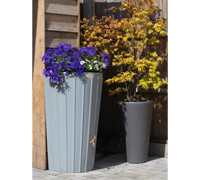 Cosmo Mini Water Butt Planter Grey