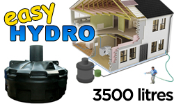 Easy HYDRO Rainwater Harvesting System 3500 litre