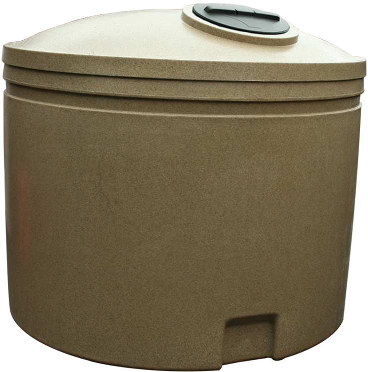 Ecosure 875 Litre Bunded Water Tank Green Marble