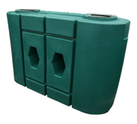 1900 Litre water butt - Green