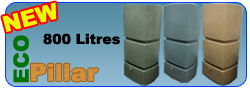 NEW EcoPillar 800 Litre  Water Butt