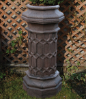 Speckle Millstone Chimney Pot Planters