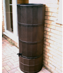 200Litre Barrel Water Butt Oak