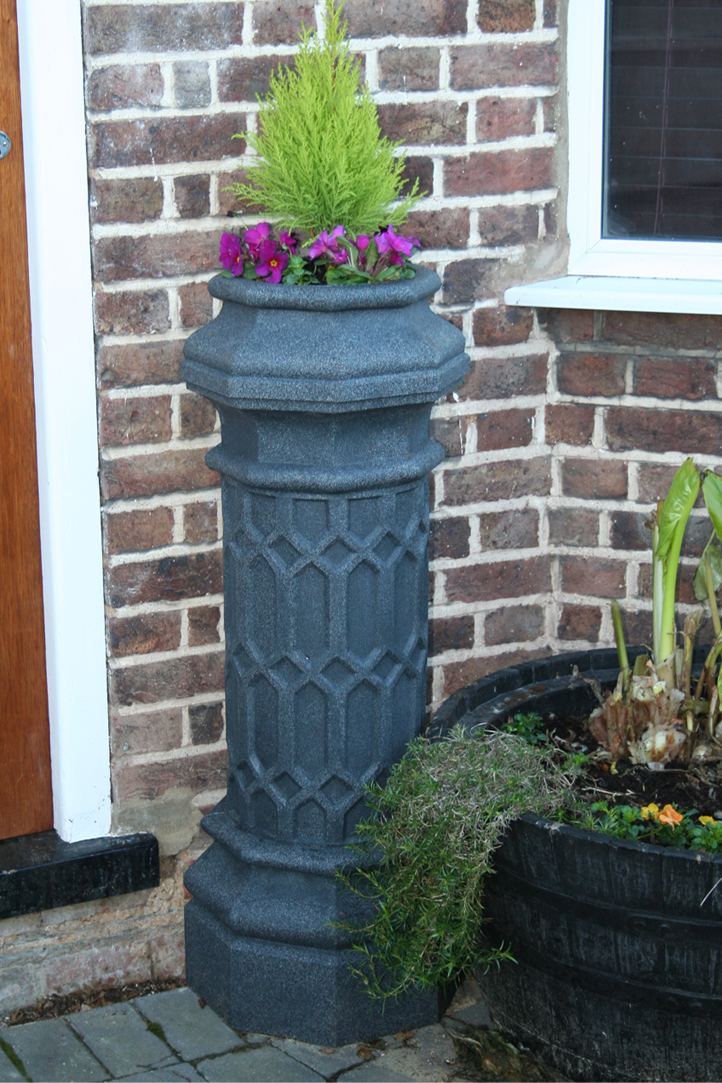 Chimney Pot Planters | Stone Column Garden Planter