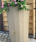 Ecosure Water Butt Planter Sandstone