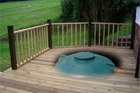 Rainwater Harvesting under Decking