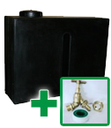 Water Tank 280 Litre c/w Tap Kit