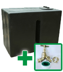Water Tank 350 Litre c/w Tap Kit