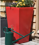 Cambridge Water Butt Planter In Red