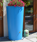 Ecosure Big City Water Butt Planter In Sky Blue