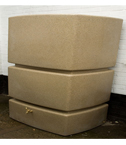 EcoPillar Water Butt 1275 Litres - Sandstone