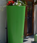 Ecosure Big City Water Butt Planter In Apple Green